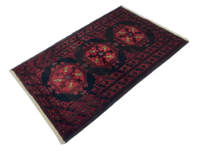 Nomadic Balouch Prayer rug, very fine 147x87cm | Rug# 6546