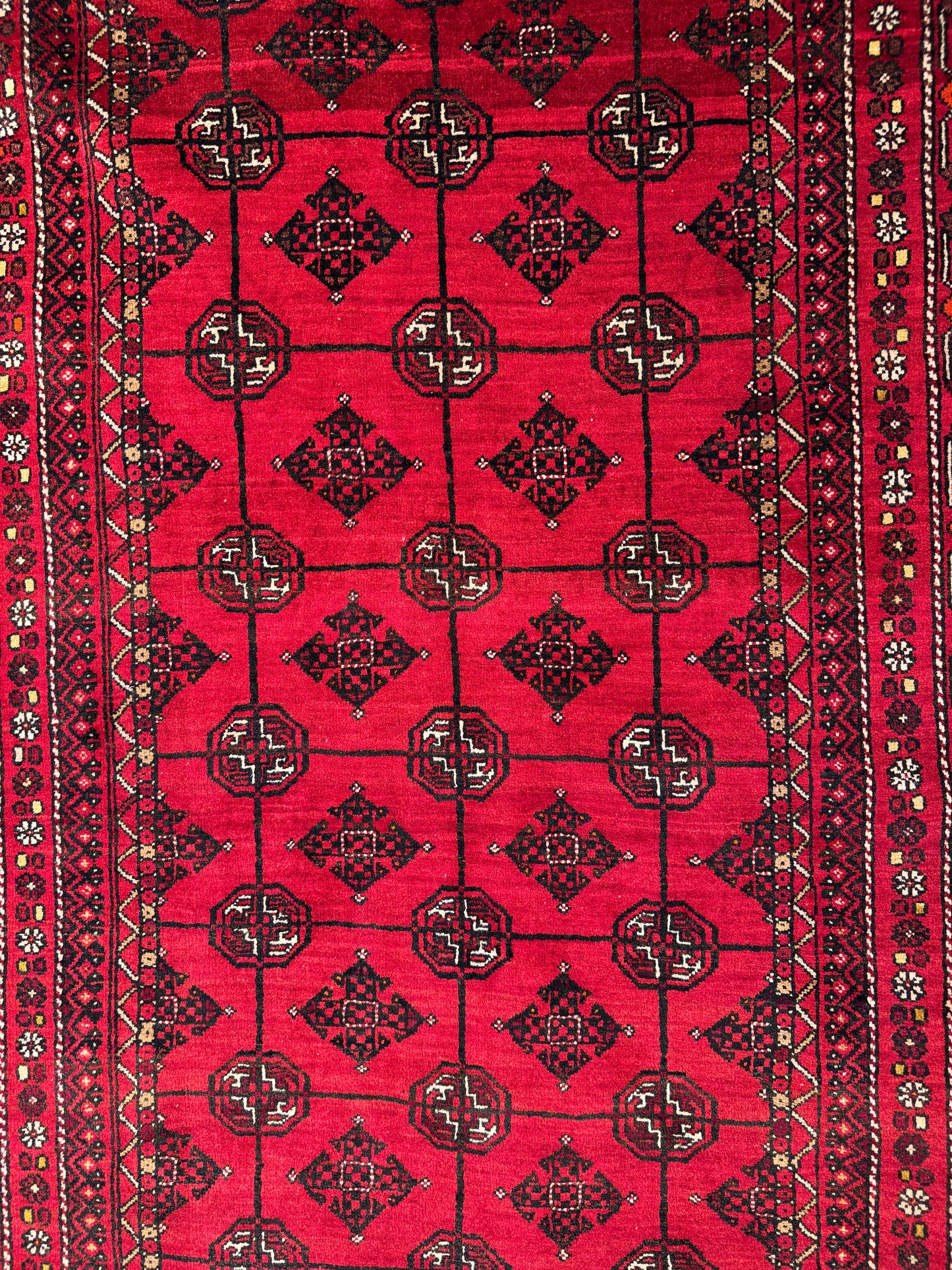 Quchan Turkmen-Balouch, Persia 197x126cm | Rug# 6588