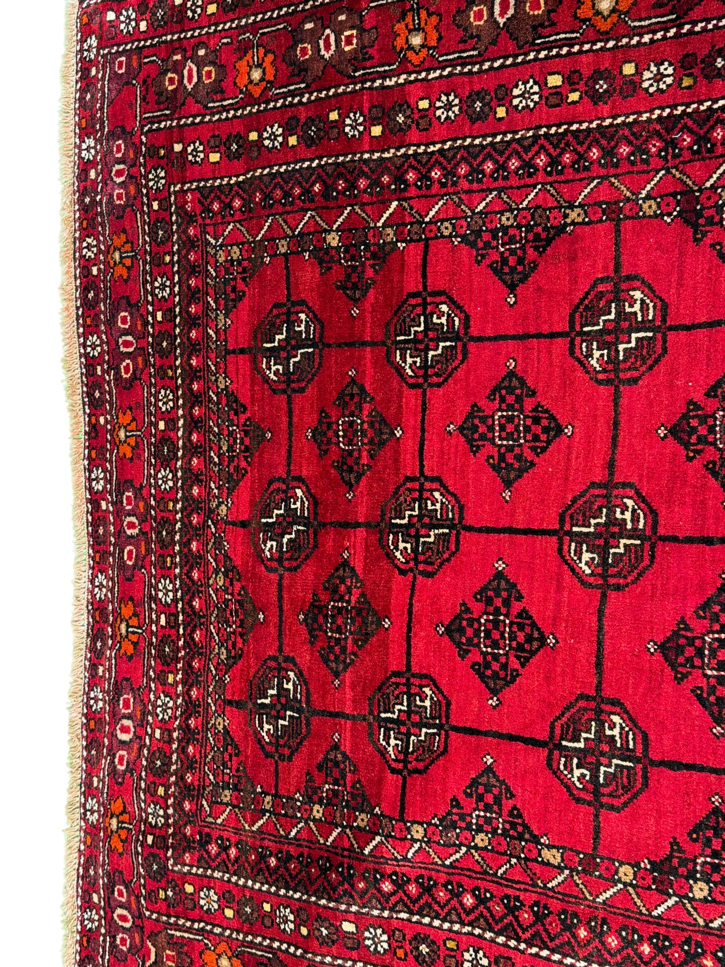 Quchan Turkmen-Balouch, Persia 197x126cm | Rug# 6588