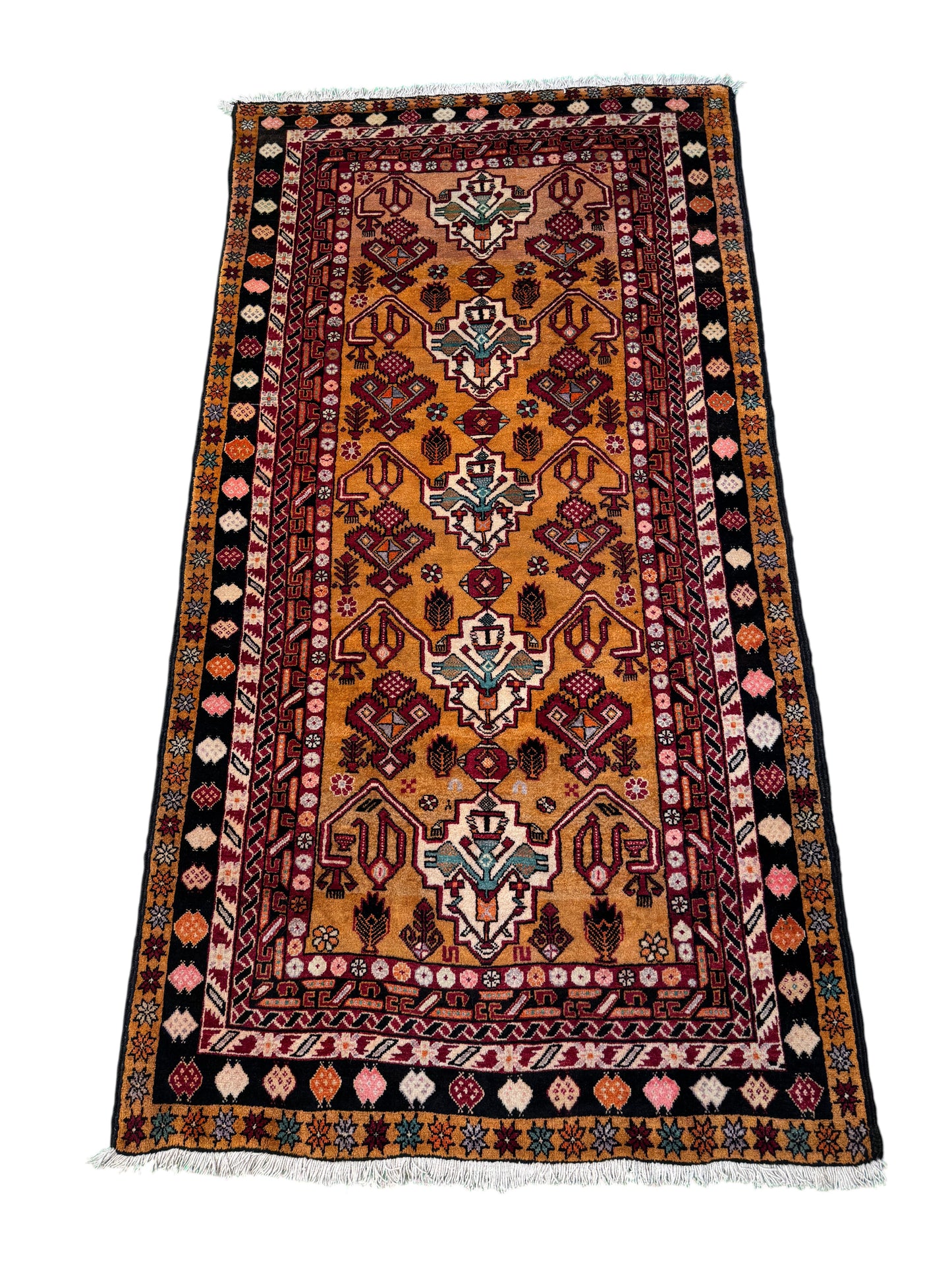 Kurdi-Quchan  Balouch, Persia 208X111 cm | Rug# 6594