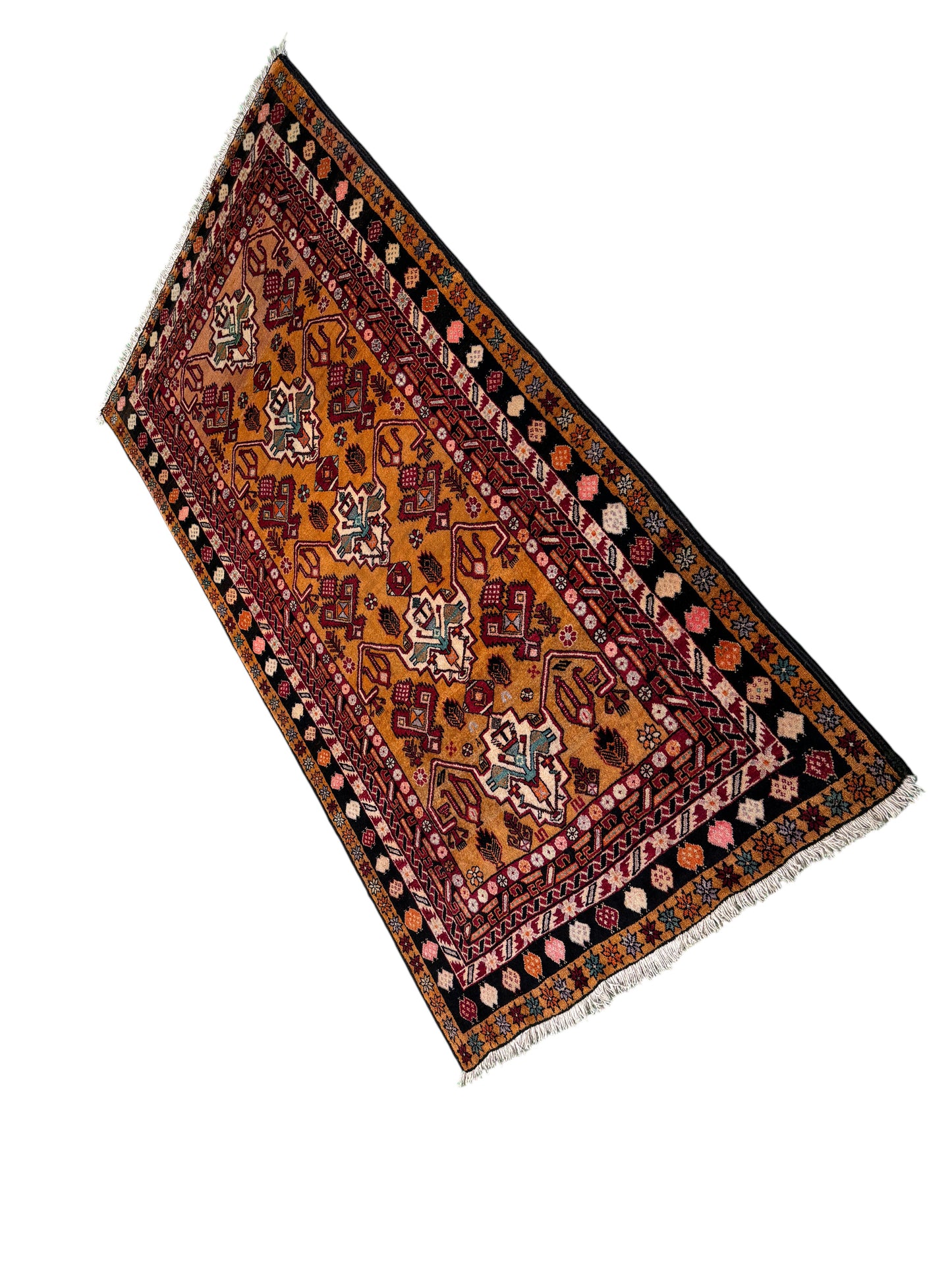 Kurdi-Quchan  Balouch, Persia 208X111 cm | Rug# 6594