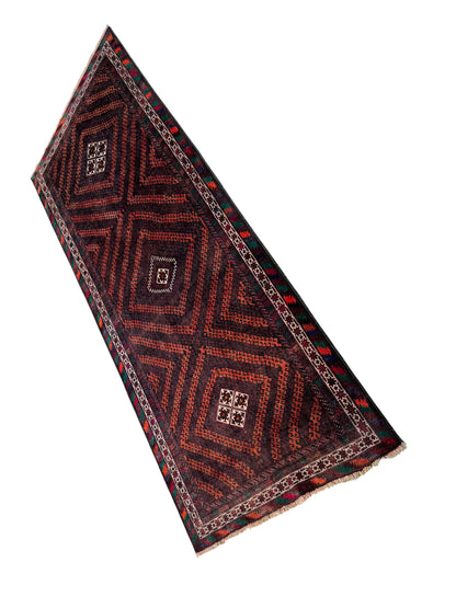 Black tribe Balouch, Cira 1950, Persia 238X107 cm | Rug# 6597