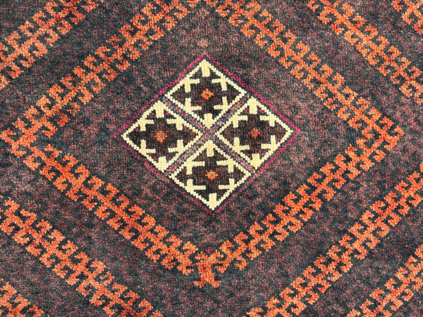 Black tribe Balouch, Cira 1950, Persia 238X107 cm | Rug# 6597