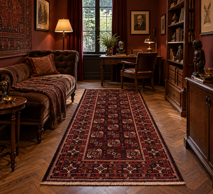 Persian Baluch Tribal Rug 242x110 cm | Rug# 6608