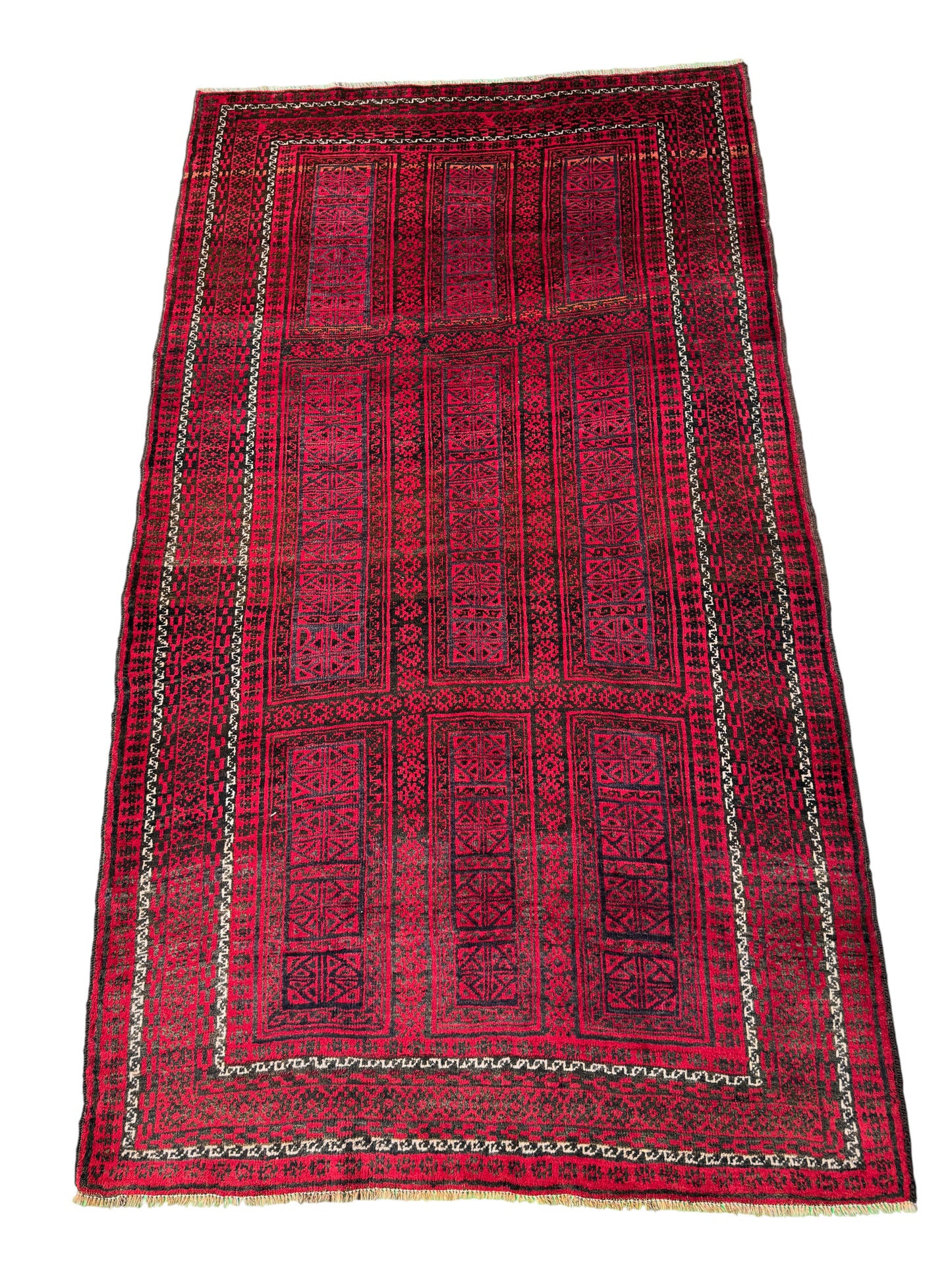 vintage Baluch, Persia 215X124 cm | Rug# 6617