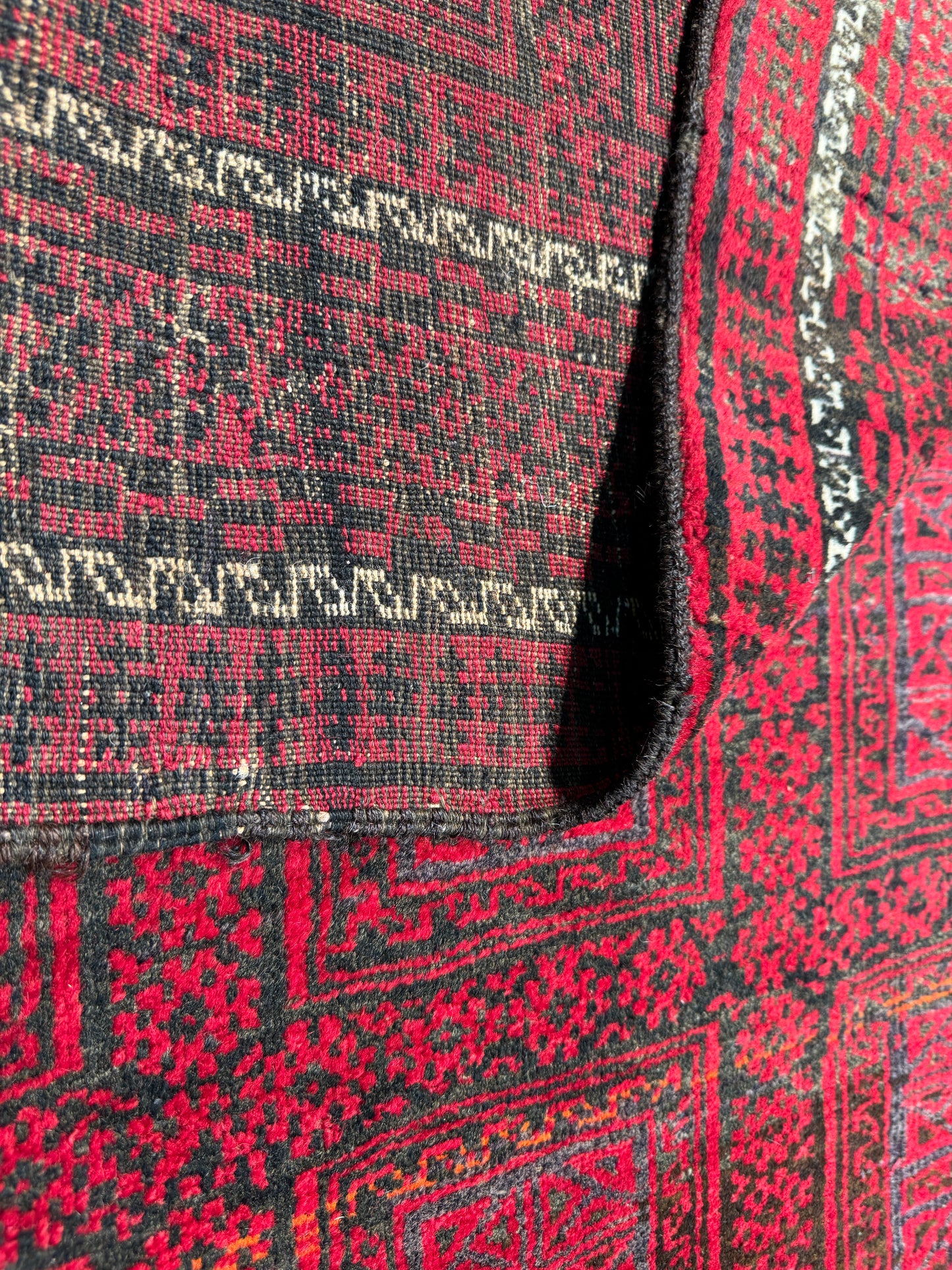 vintage Baluch, Persia 215X124 cm | Rug# 6617