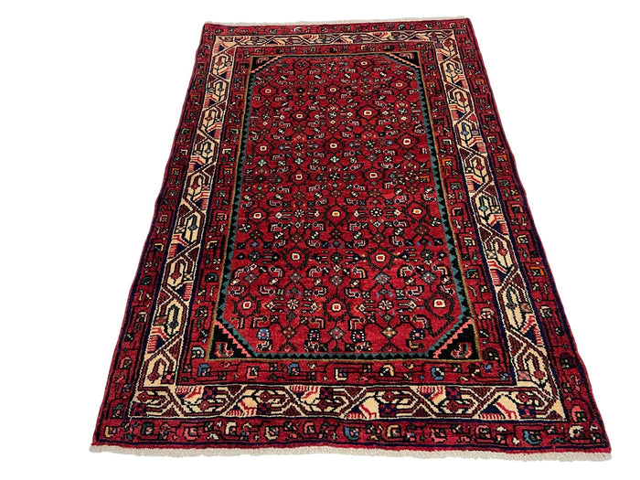 Hand-knotted Persian Hamedan rug 159×105cm | Rug#6623