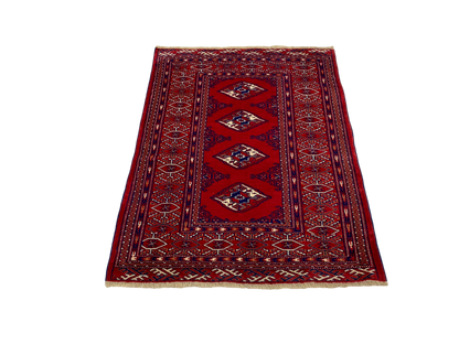 Tribal Turkaman Bag-face  c.1970 | Rug# 6670