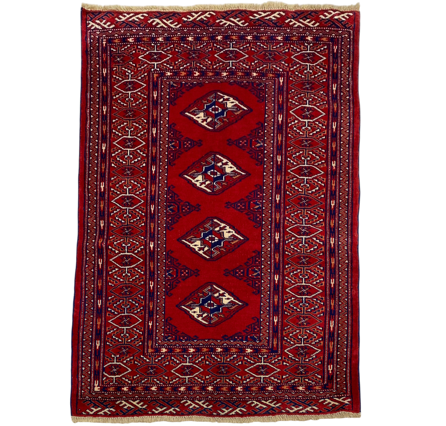 Tribal Turkaman Bag-face  c.1970 | Rug# 6670