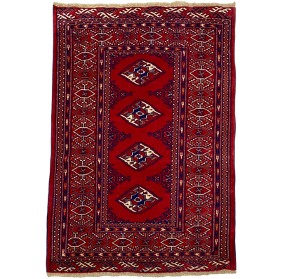 Tribal Turkaman Bag-face  c.1970 | Rug# 6670