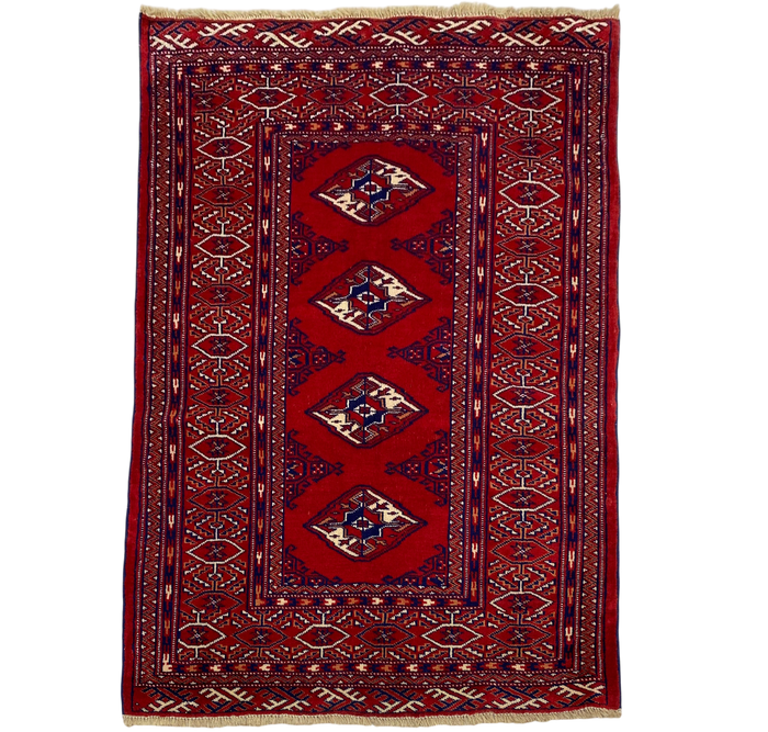 Tribal Turkaman Bag-face  c.1970 | Rug# 6670