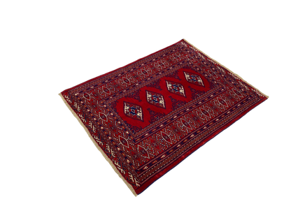 Tribal Turkaman Bag-face  c.1970 | Rug# 6670