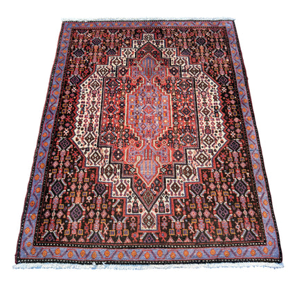 Persian Senneh Poshtie rug, woven in Sunanda 103x74cm | Rug# 6774