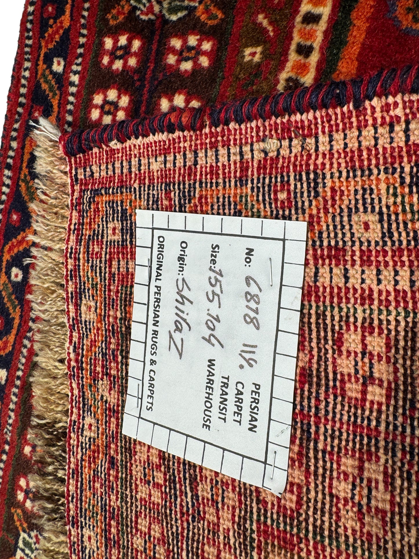 Kashkuli Qashqai, Persia 155x104cm | Rug# 6818