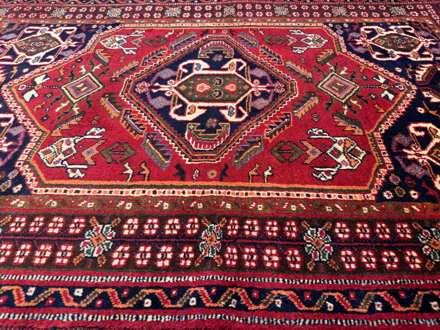 Kashkuli Qashqai, Persia 155x104cm | Rug# 6818