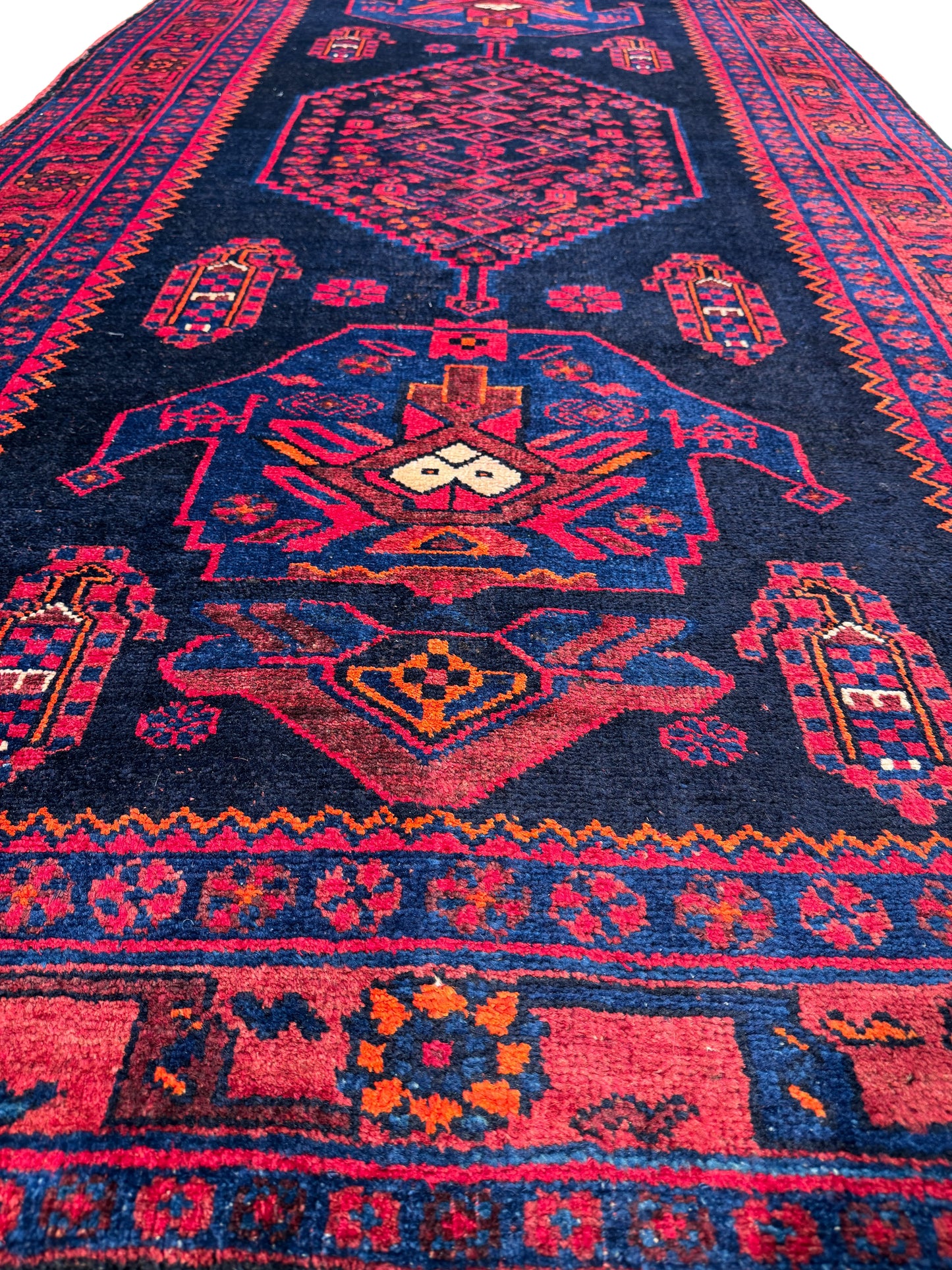 Vintage Qoltogh-Bijar, Persia 268x130cm | Rug# 6871