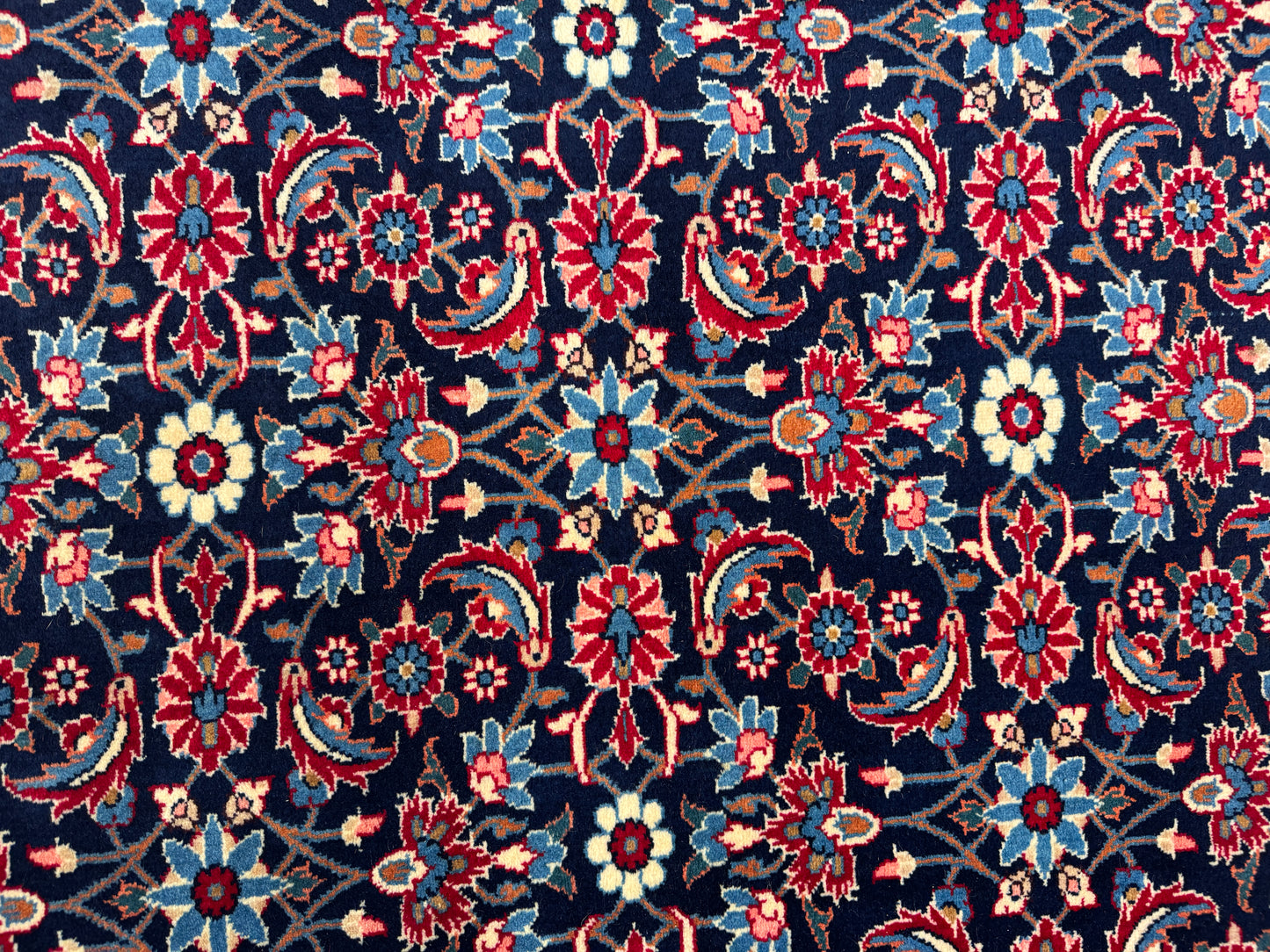 Vintage Persian Yazd, circa 1970, Persia 323x197cm | Rug# 6889