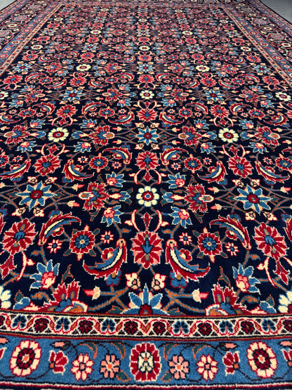 Vintage Persian Yazd, circa 1970, Persia 323x197cm | Rug# 6889