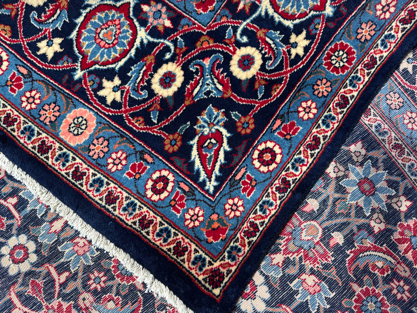 Vintage Persian Yazd, circa 1970, Persia 323x197cm | Rug# 6889