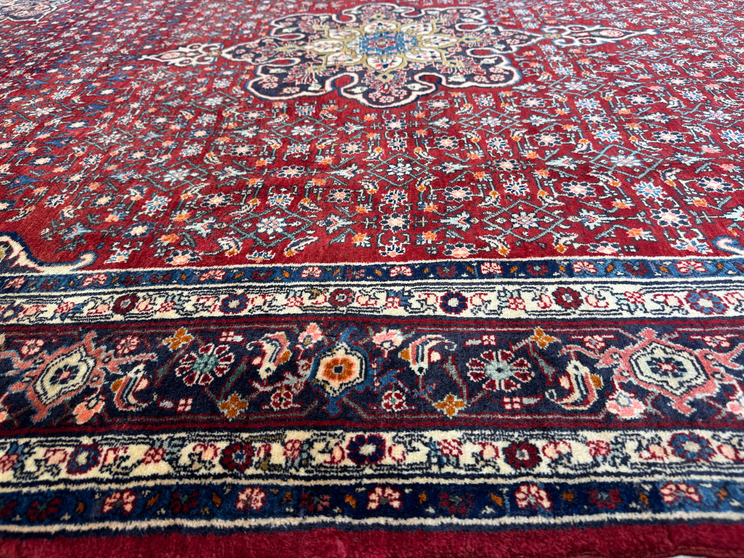 Vintage Kurdistan Bijar, Persia 308x204 cm | Rug# 6894