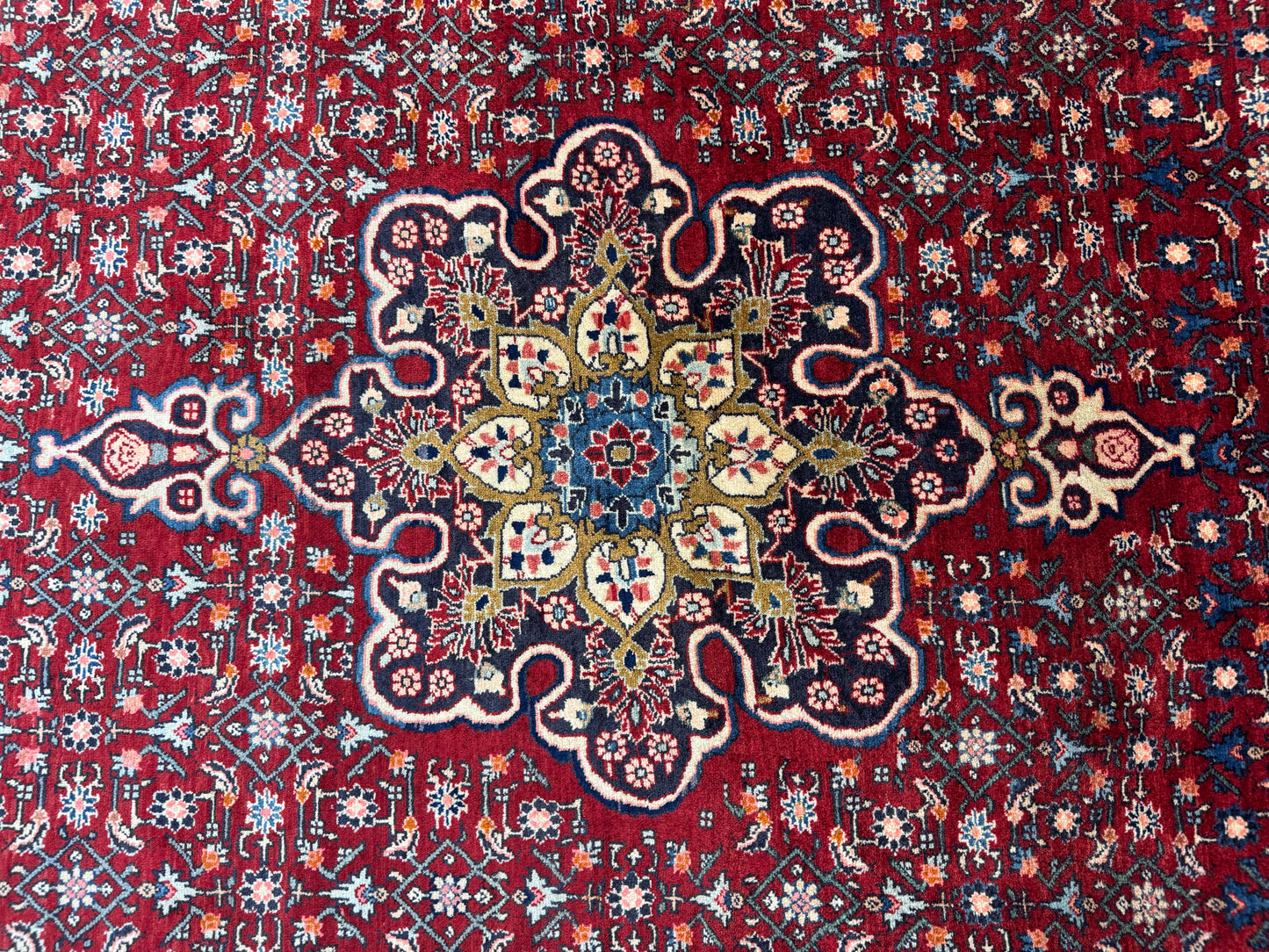 Vintage Kurdistan Bijar, Persia 308x204 cm | Rug# 6894