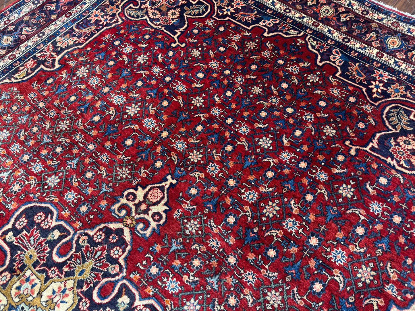 Vintage Kurdistan Bijar, Persia 308x204 cm | Rug# 6894
