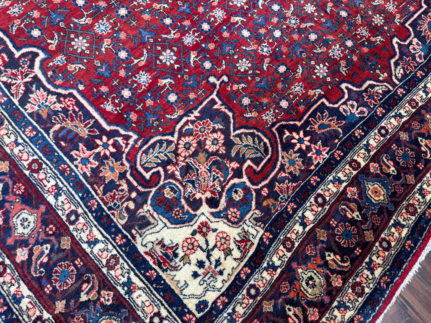 Vintage Kurdistan Bijar, Persia 308x204 cm | Rug# 6894