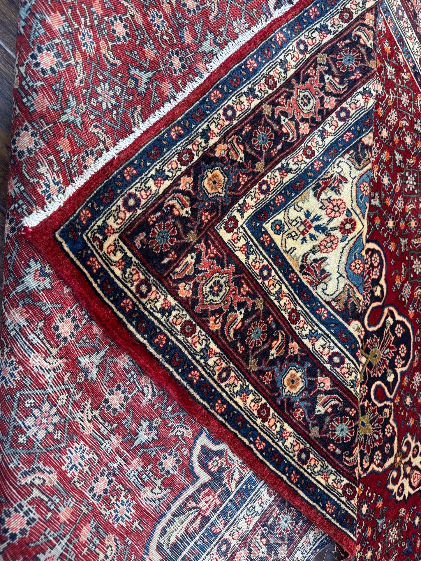 Vintage Kurdistan Bijar, Persia 308x204 cm | Rug# 6894