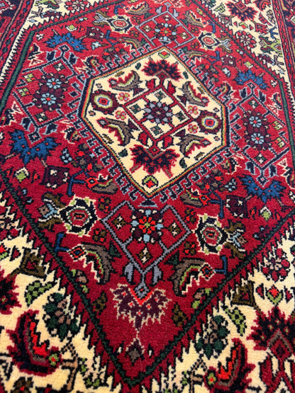 Vintage Qoltogh-Bijar poshtie, circa 1970, 100x64cm | Rug# 6931