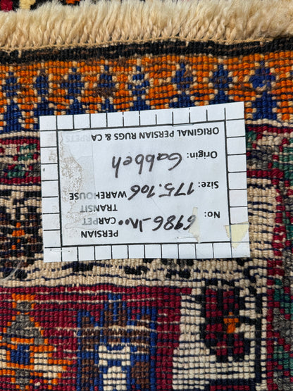 Nomadic weave Kashkuli, Persia 175x106 cm | Rug# 6986