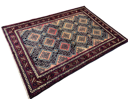 Antique tribal Afshar, 210x142cm | Rug# 7008A