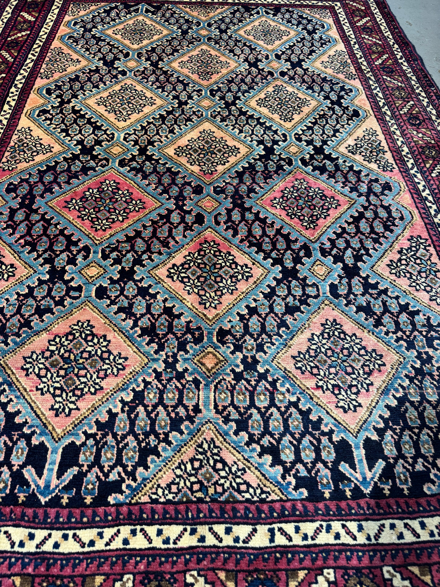 Antique tribal Afshar, 210x142cm | Rug# 7008A