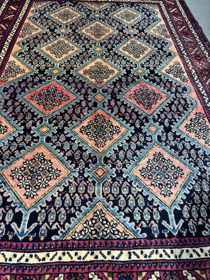 Antique tribal Afshar, 210x142cm | Rug# 7008A