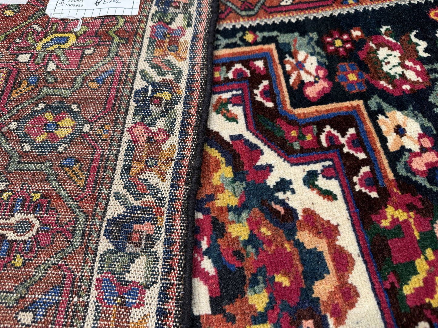 Antique Bahktiar- Paradonbeh, circa 1920, Persia,  400x110 cm | Rug#7013