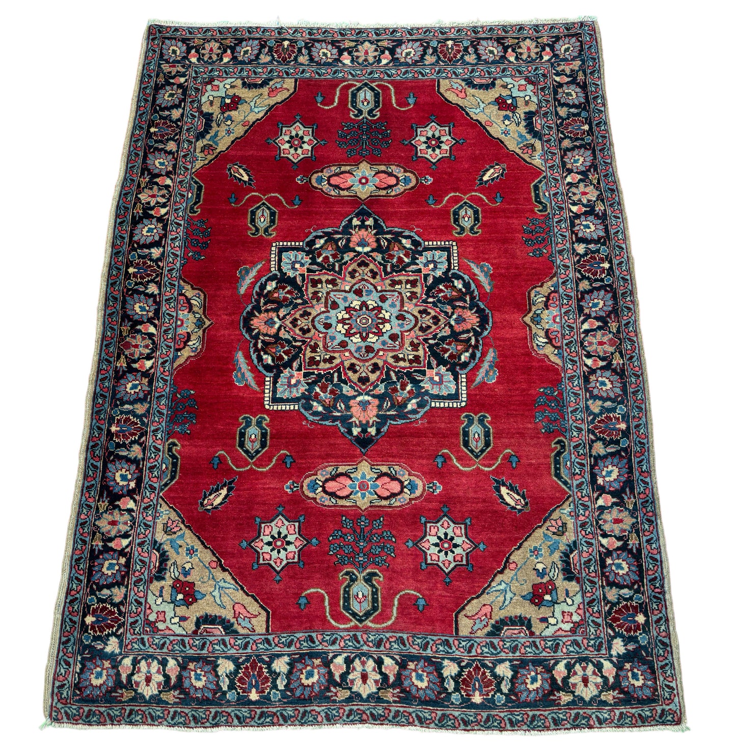 Antique Persian Tabriz, circa 1900, Persia, 182x135cm | Rug# 7014