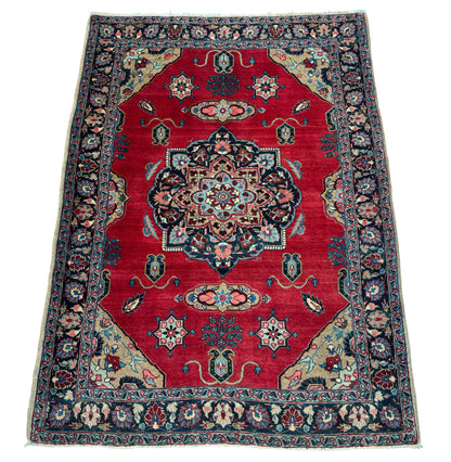 Antique Persian Tabriz, circa 1900, Persia, 182x135cm | Rug# 7014