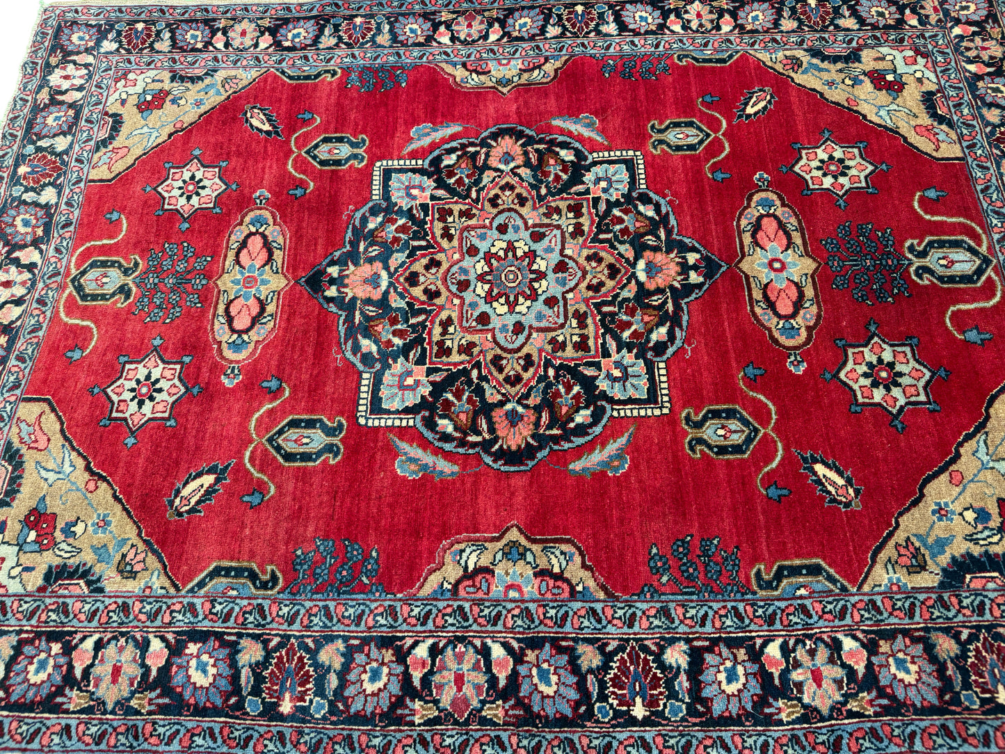 Antique Persian Tabriz, circa 1900, Persia, 182x135cm | Rug# 7014