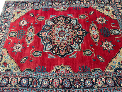 Antique Persian Tabriz, circa 1900, Persia, 182x135cm | Rug# 7014