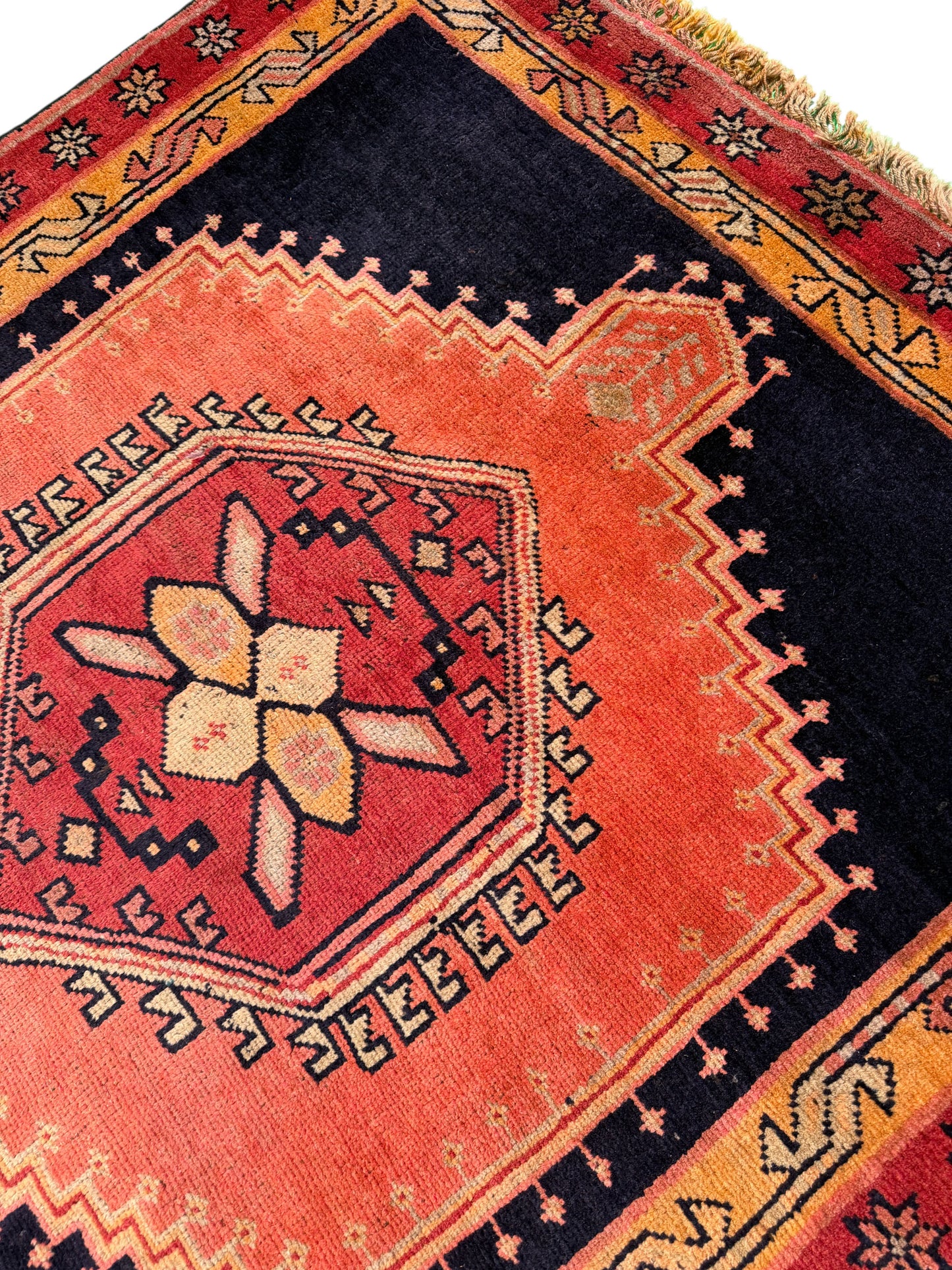 Antique Azeri, Persia, circa 1920, 334x135cm | Rug# 7039