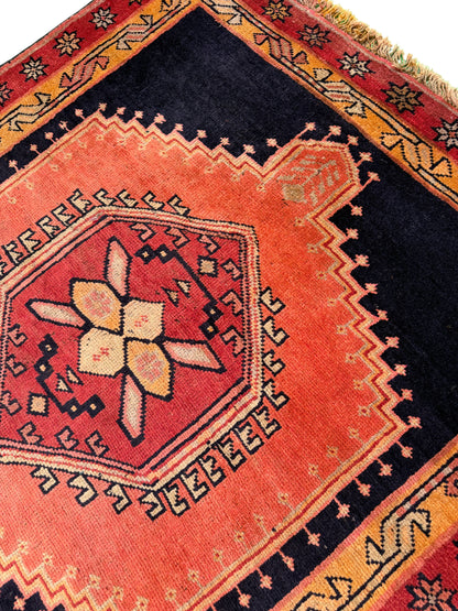 Antique Azeri, Persia, circa 1920, 334x135cm | Rug# 7039