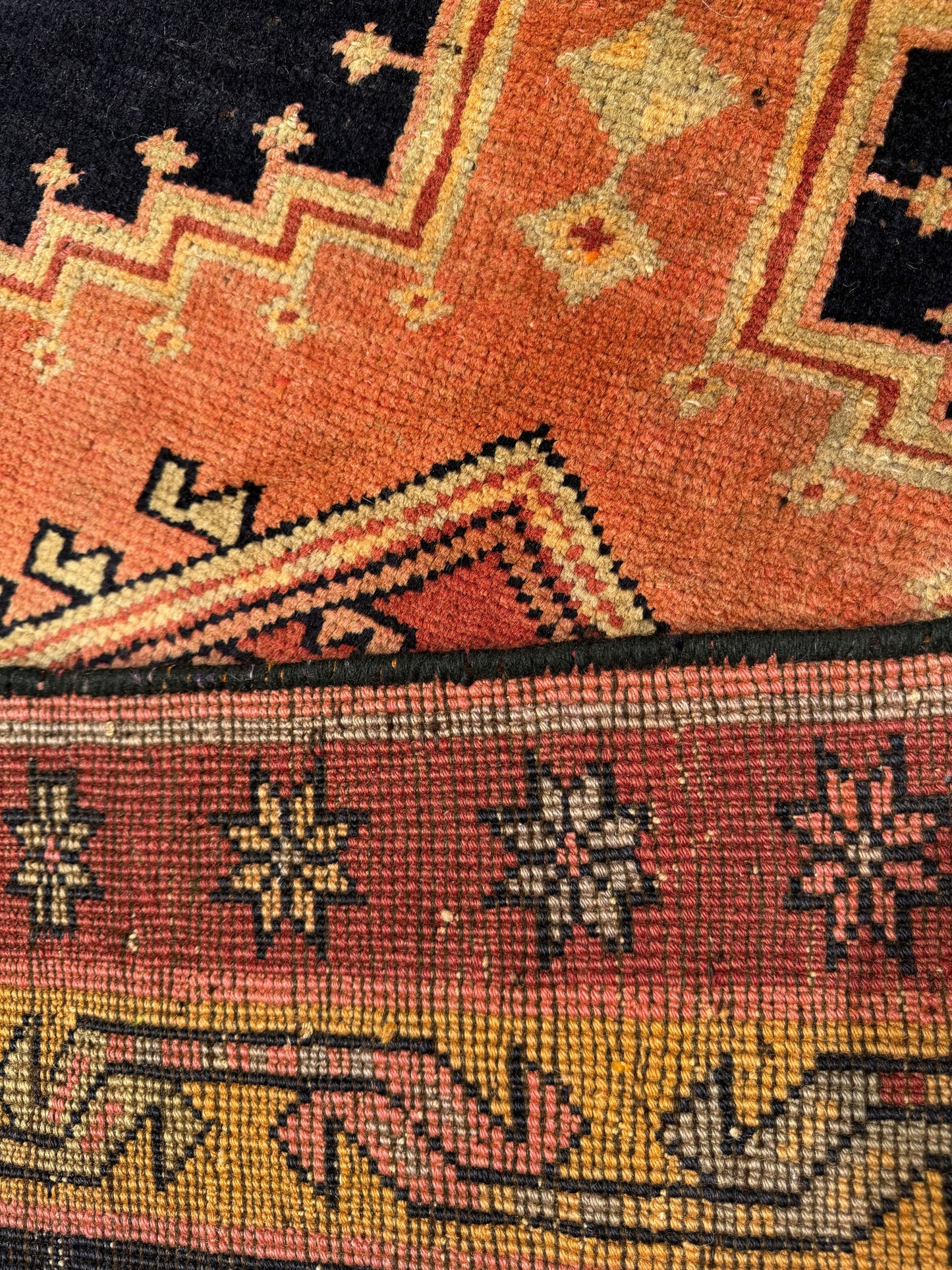 Antique Azeri, Persia, circa 1920, 334x135cm | Rug# 7039