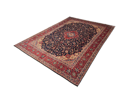 Superfine vintage Hamedan, Persia 383x272 cm | Rug# 7119A