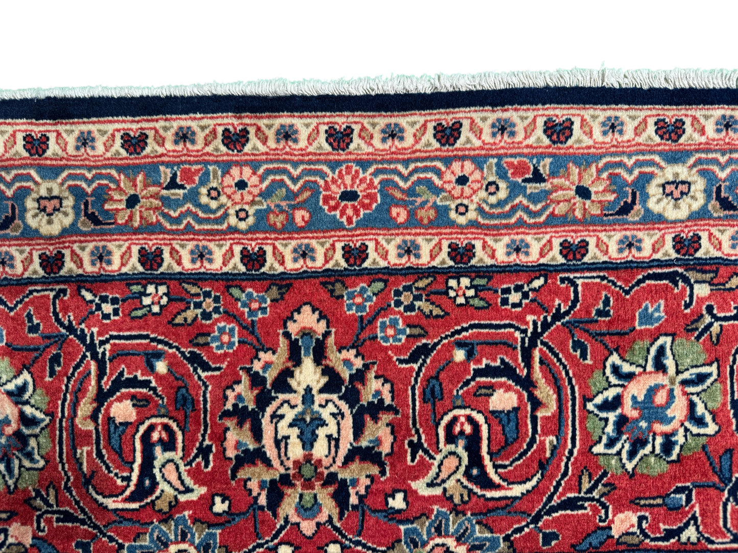 Superfine vintage Hamedan, Persia 383x272 cm | Rug# 7119A