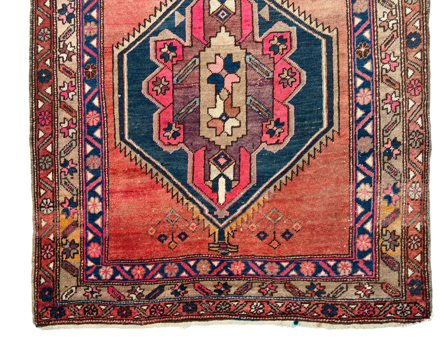 Persian Meshkin Runner 386x145cm | Rug# 7149A