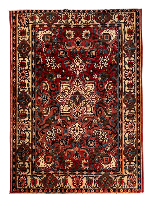 Antique Mobarakeh Isfahan 196x143cm | Rug# 7222A