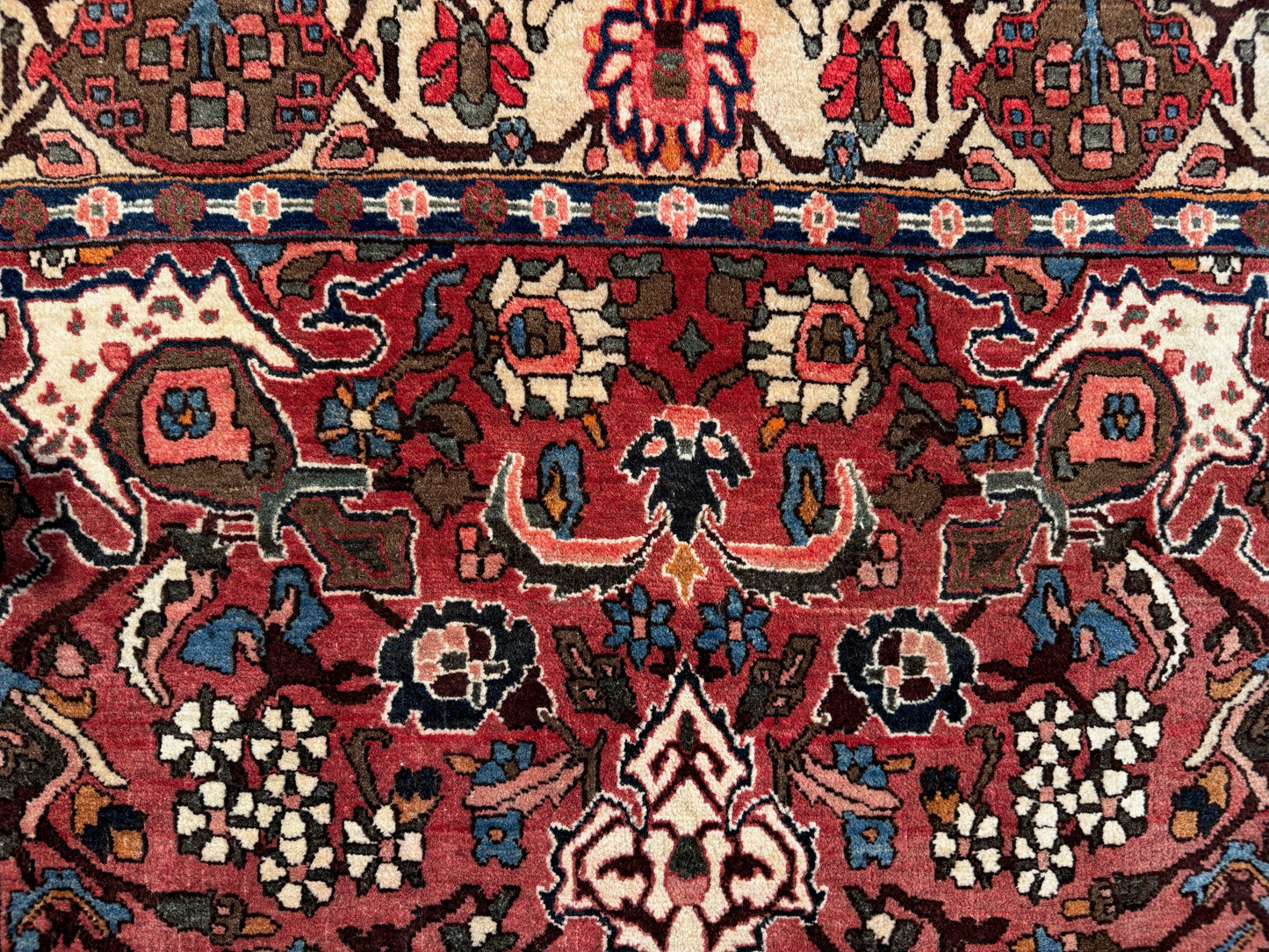 Antique Mobarakeh Isfahan 196x143cm | Rug# 7222A