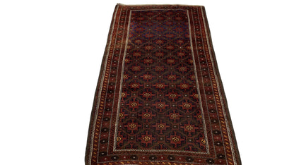 Antique Balouch, rare, north east Persia  170x90 cm | Rug# 7257A