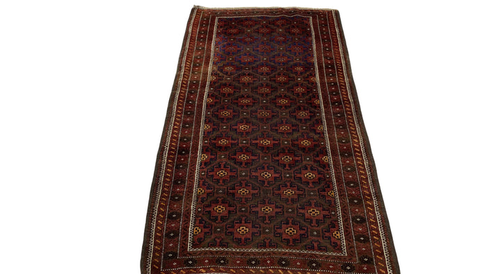 Antique Balouch, rare, north east Persia  170x90 cm | Rug# 7257A