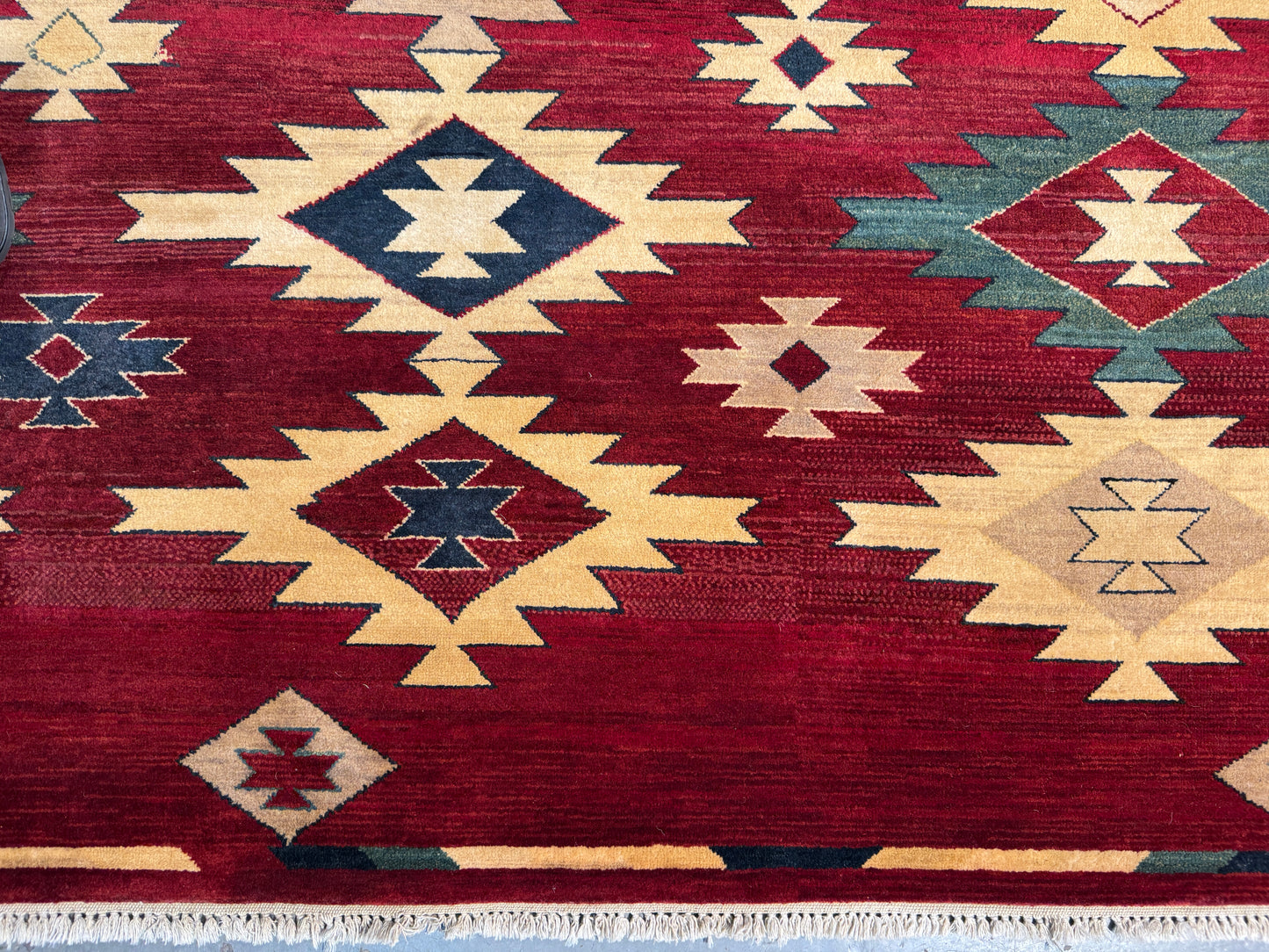 Afghan Turkaman weave, Azari-Kilim design 310x240 cm | Rug# 7558