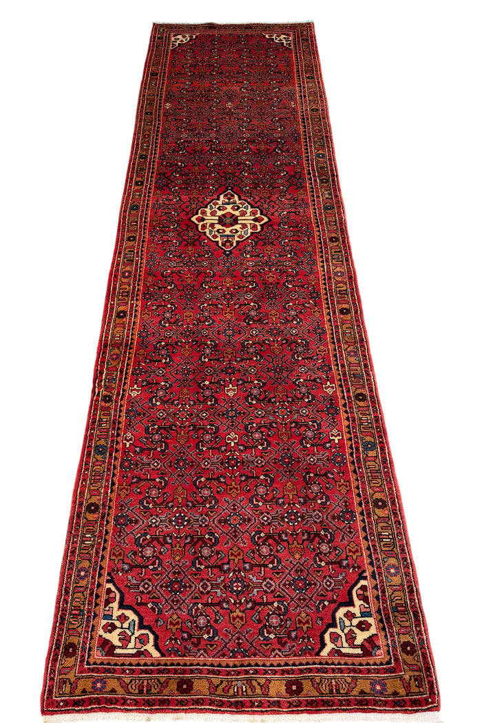 Kurdi Enjelass Runner, Persia,  400x106cm | Rug# 8016